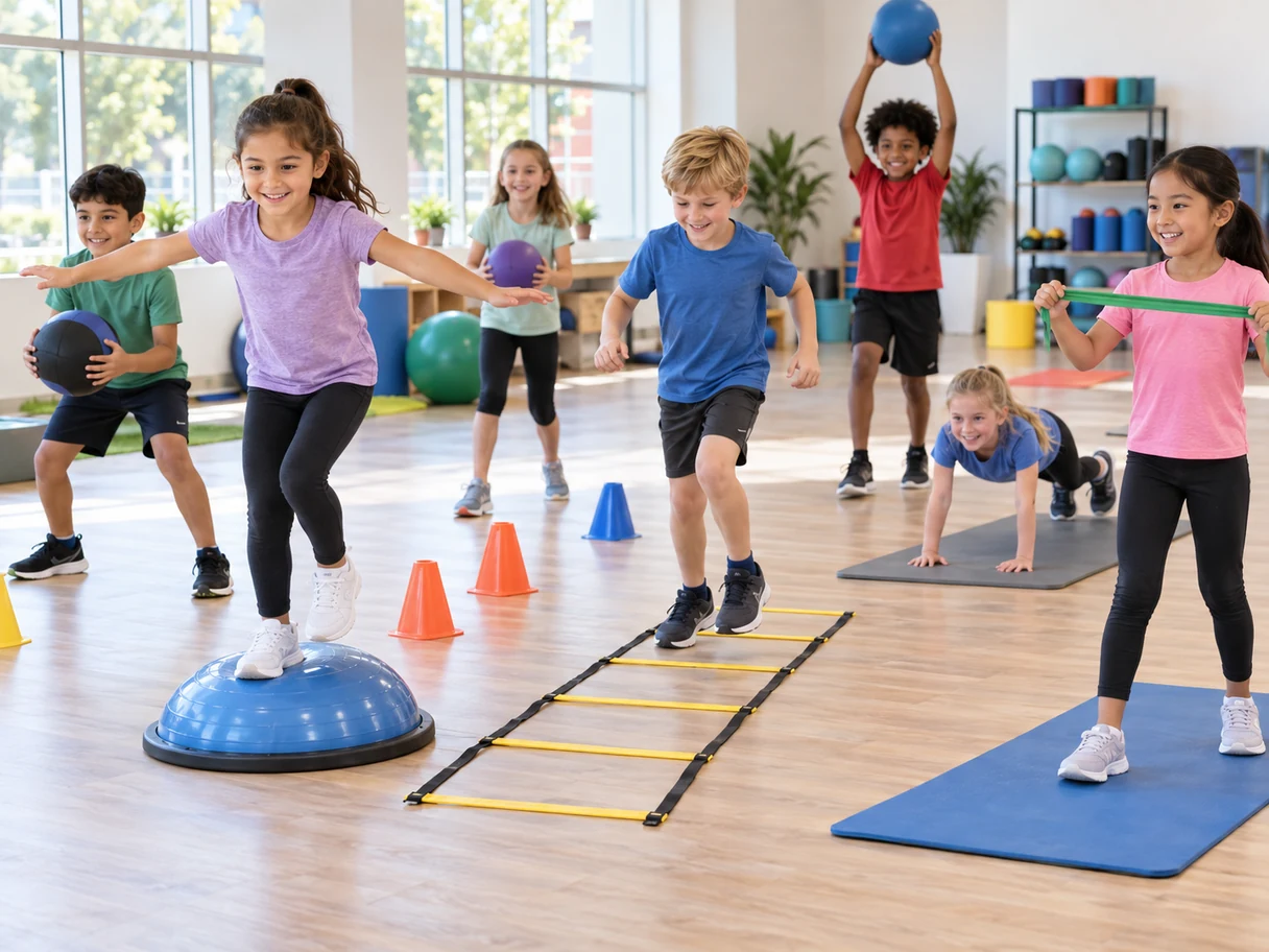 Physical enrichment class at E-PLEX Jeffrey