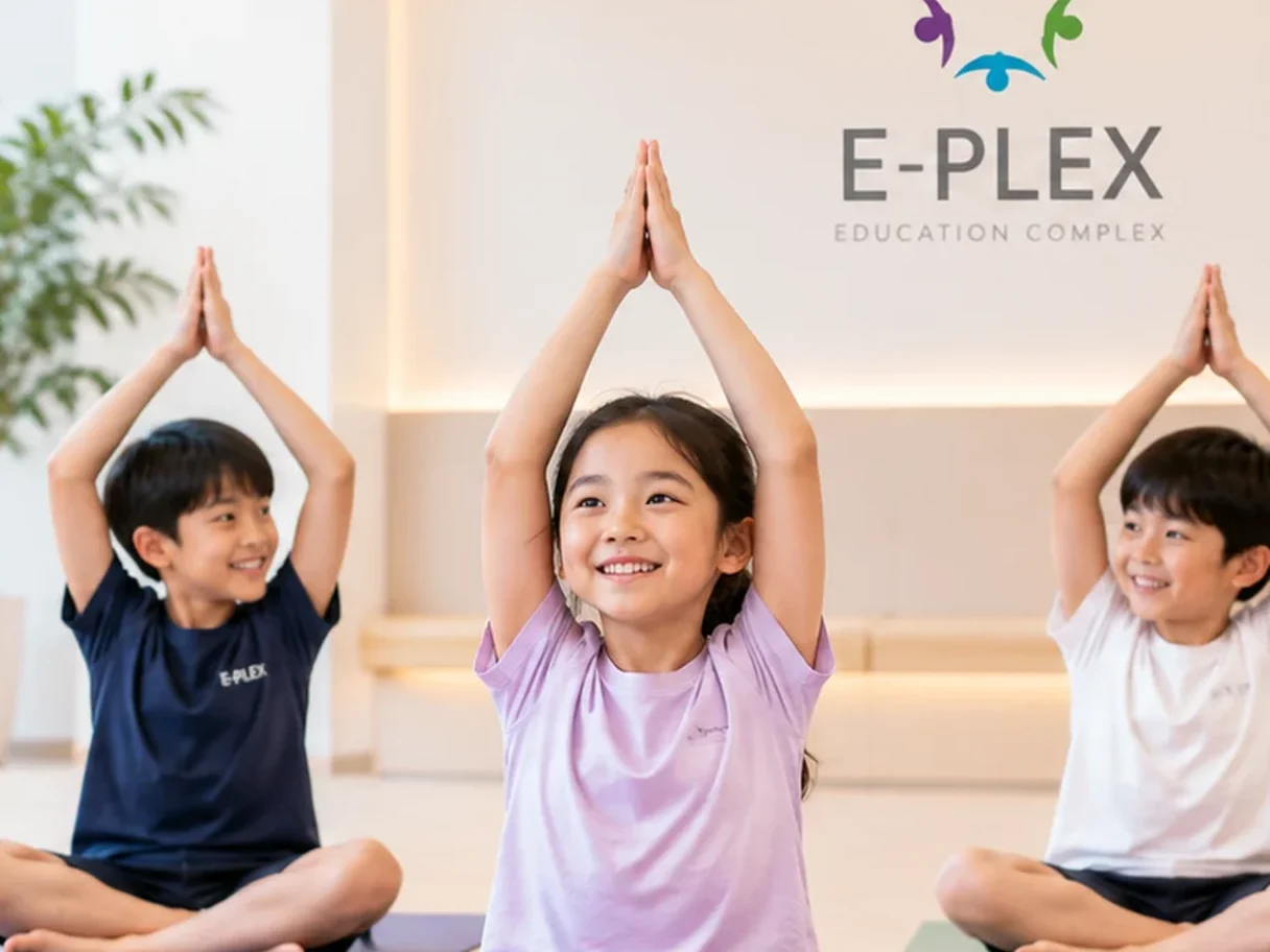 Yoga class at E-PLEX Jeffrey